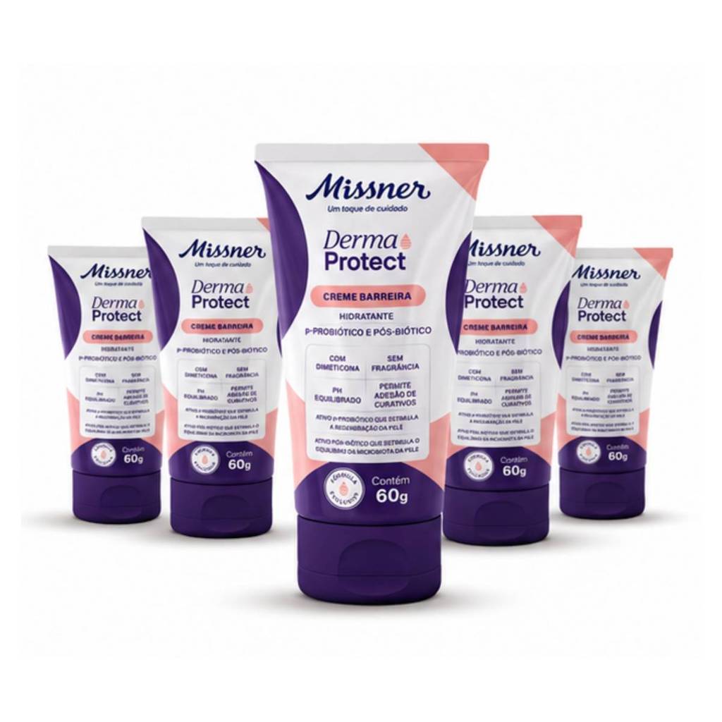 Creme Barreira 60g Derma Protect Missner Kit 5un