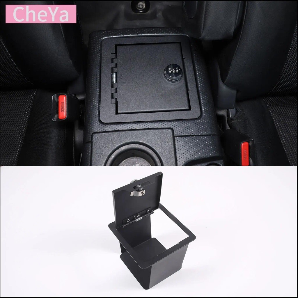 Para Toyota FJ Cruiser 2007-2021 Bloqueio De Senha Segurança Cofre Apoio Braço Armazenamento Proteção Privacidade Acessó