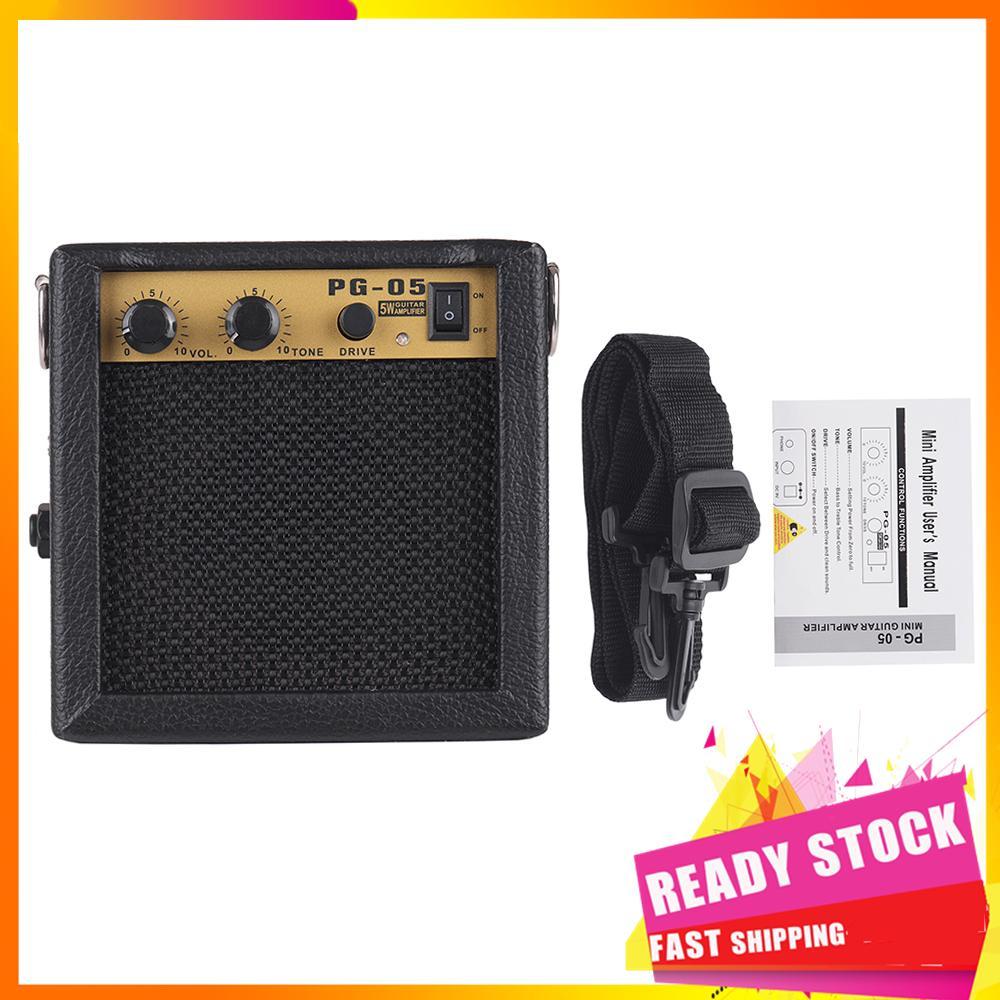 gfgfgfgg Mini amplificador de guitarra de madeira e alto-falante 5W com entrada de 6,35 mm Saída de fone de ouvido de