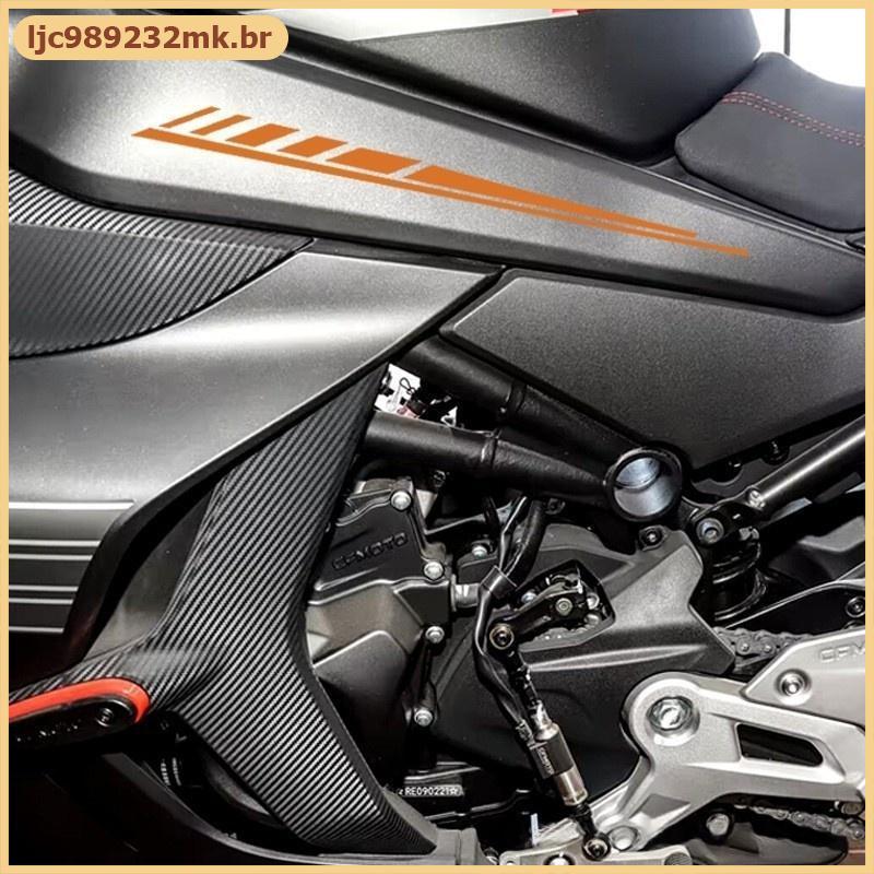[MYBR] 6 Pares De Corpo Do Motor Reflexivo Decalque À Prova D'água Para Motocicleta Pára-Choque Dianteiro Universal Stie