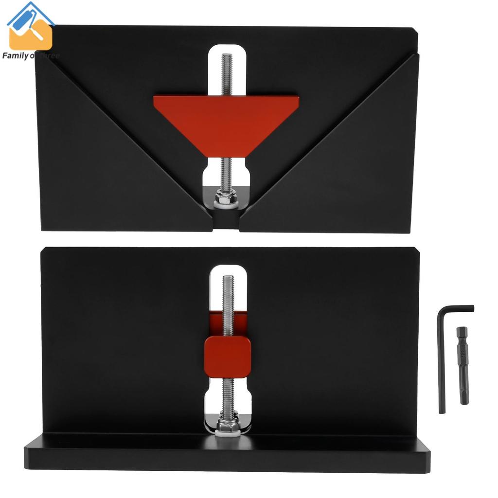 2 Pçs Ângulo Reto Spline Gabarito CNC Liga De Alumínio Canto Cauda De Andorinha Resistente Clipe SHOPSKC1126