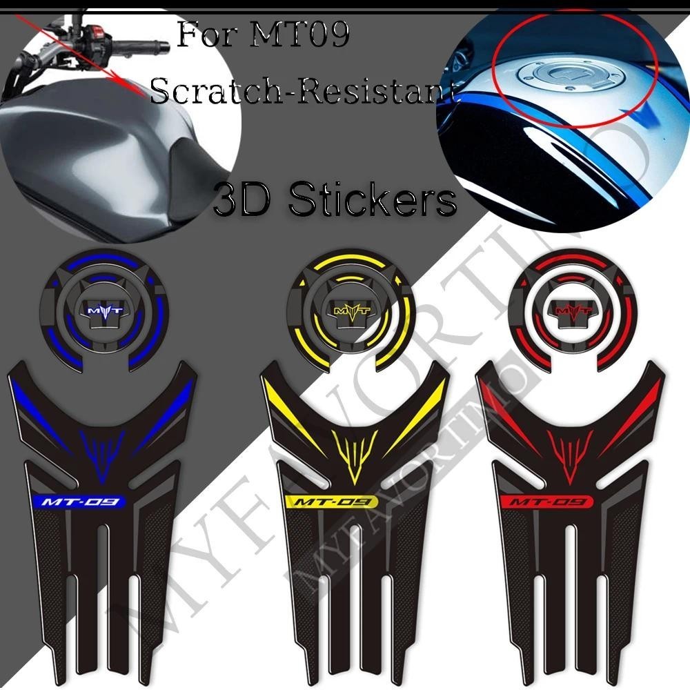 Para Yamaha MT09 MT-09 FZ 09 SP Tanque Almofada Protetor Adesivos Decalques Da Motocicleta Defletor De Vento Gás Combust