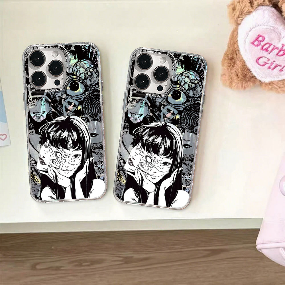 Capa Para Samsung S24 Plus S23 FE S23 Ultra S21 S22 S20 A56 A55 A54 A16 A15 A35 Preto Branco Quadrinhos Ondulação Caso