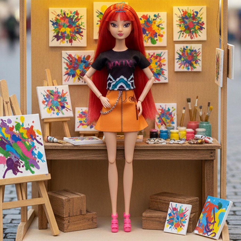 Boneca De Vinil Articulada 30cm-Figura De Menina Caçadora De Demônios Para Exibição De Coleção