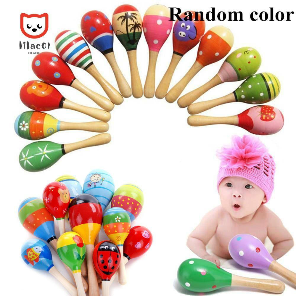 LILACUVOE 6/12 Unidades Suprimentos Para Festas Musicais Chocalhos Maraca