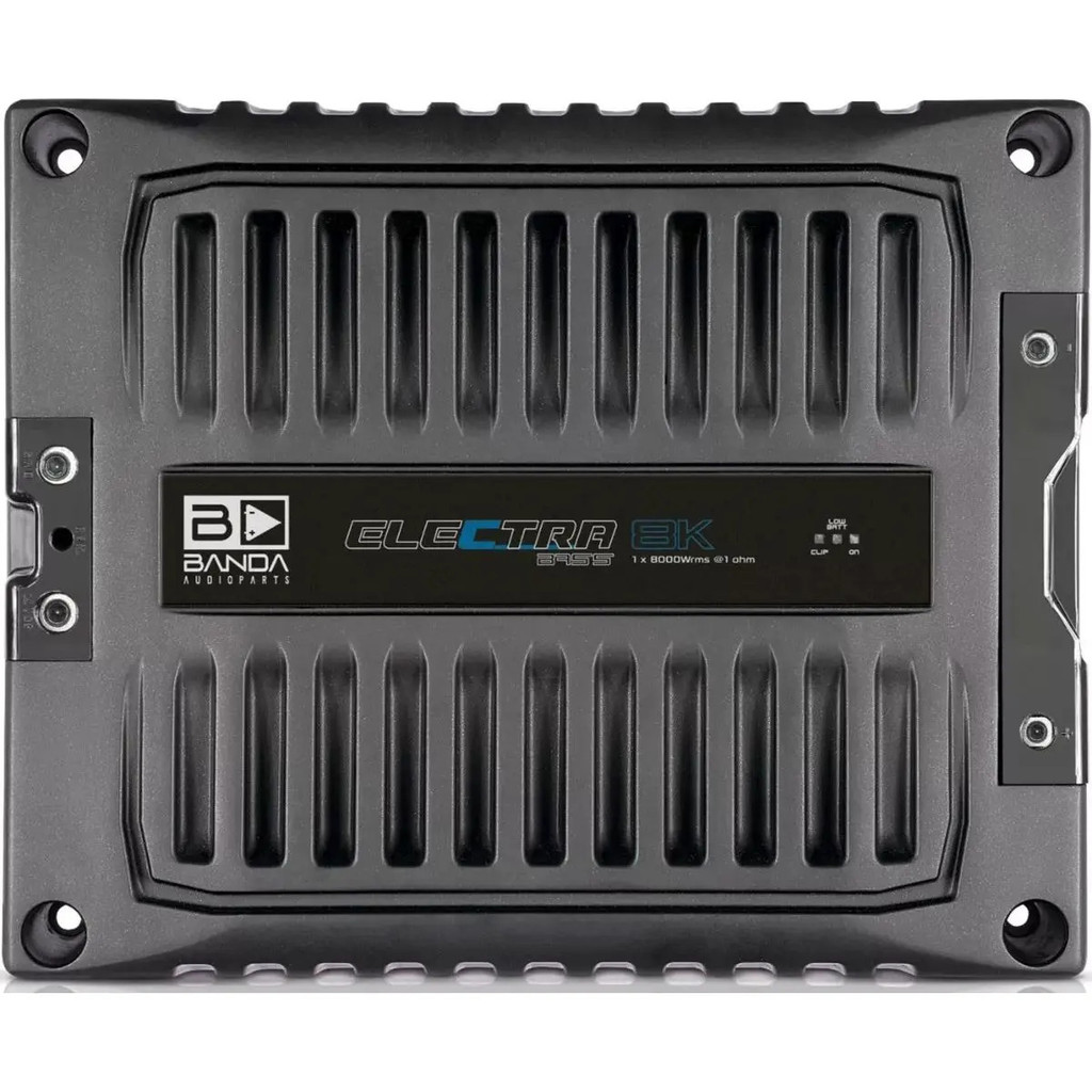 Modulo Automotivo Banda Electra 8k 1 Ohm 1 Canal 8000rms Cor Preto