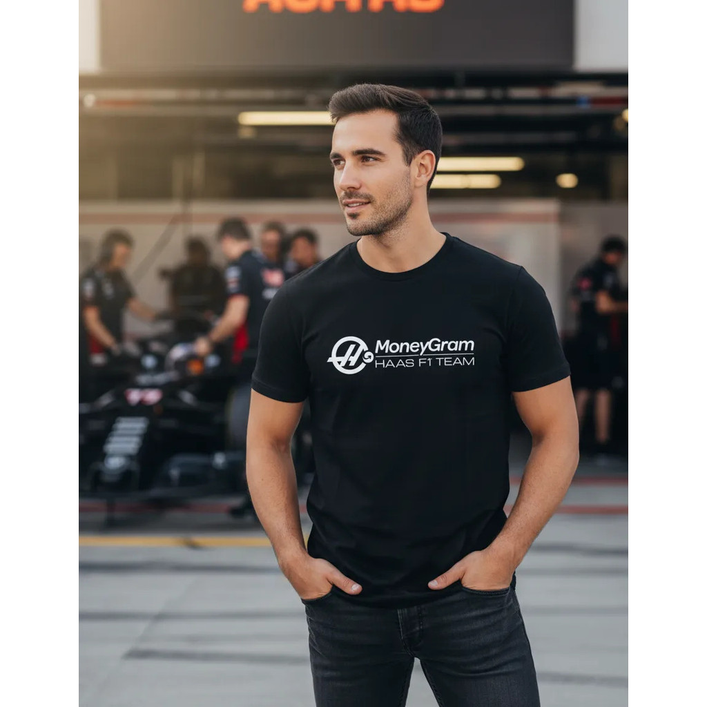 Camiseta  F1 Haas Team Escuderia Haas Formula 1 Algodão