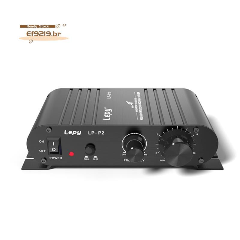 [Oferta Especial E] Amplificador De Áudio LP-P2 Mini Subwoofer 100W Saída De Alcance Completo Com Caminho De Sinal De Mo