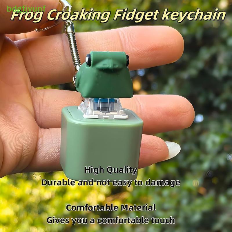 BDGF Sapo Chorando Brinquedo Fidget Chaveiro Com Luzes Coloridas Alívio Do Estresse Ansiedade Sensorial Diversão Animal