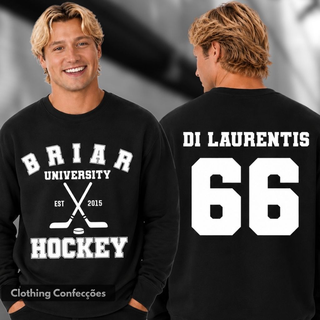 Moletom Careca Série Off Dean 66 Hockey Dean Allie Briar University Romance Universitário