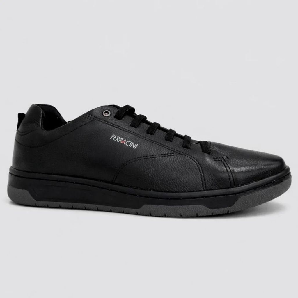 Sapatenis Ferracini Preto Masculino Original 8061-617