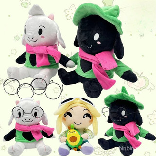 ❤ HUGGA Deltarune Game Plushie Toy Kawaii Ralsei Boneca De Pelúcia Brinquedos De Lã , Estatuetas De Ovelhas Macias , Alm
