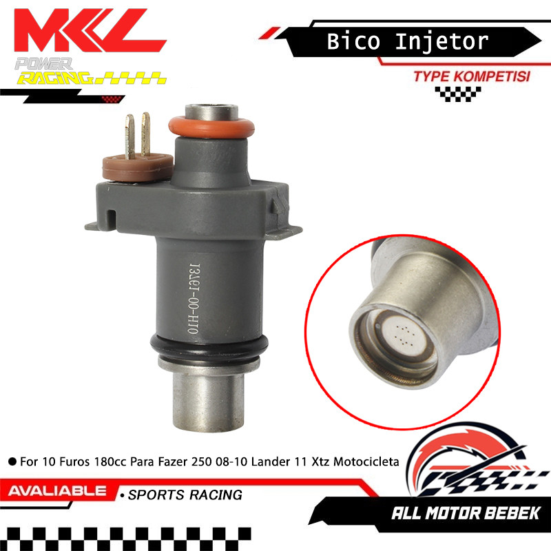Bicos Injetores 10 Furos 180cc Para Fazer 250 08-10 Lander 11 Xtz Motocicleta