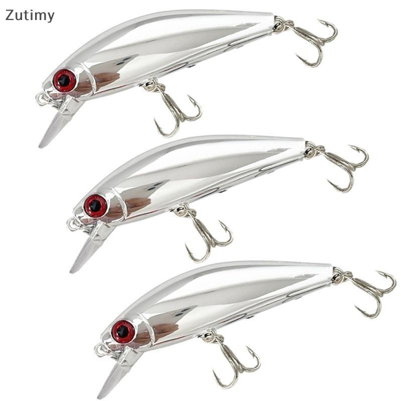 [Zutimy] 1pcs 5.5 Cm/6.5g Mini Laser Hard Minnow Sinking Bait Wobbler Crank Iscas De Pesca Gancho Baixo Conto De Água Sa