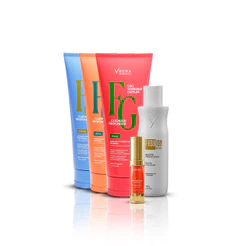 Progressiva 150g + Mirra 15ml + Máscaras Cronograma Capilar