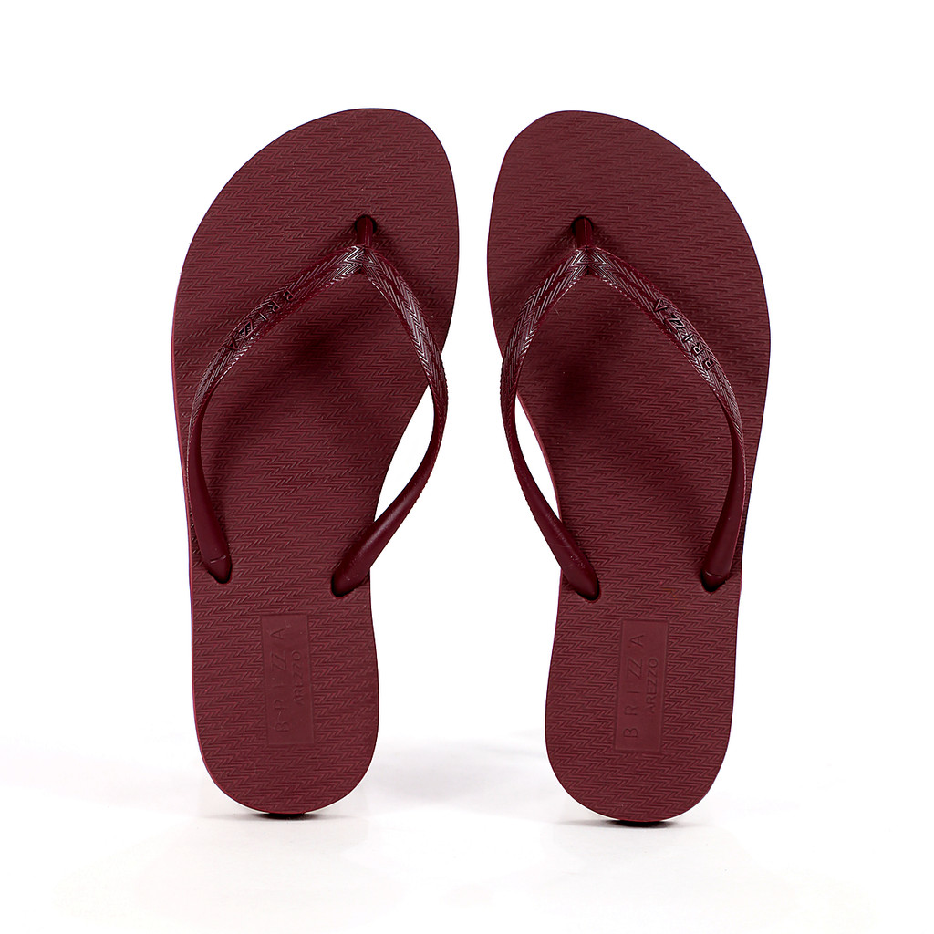 Chinelo Brizza Arezzo Essential Bordô - Feminino