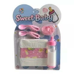 Kit Mamadeira Mágica com Leite Artificial Chupeta e Fralda Brinquedo