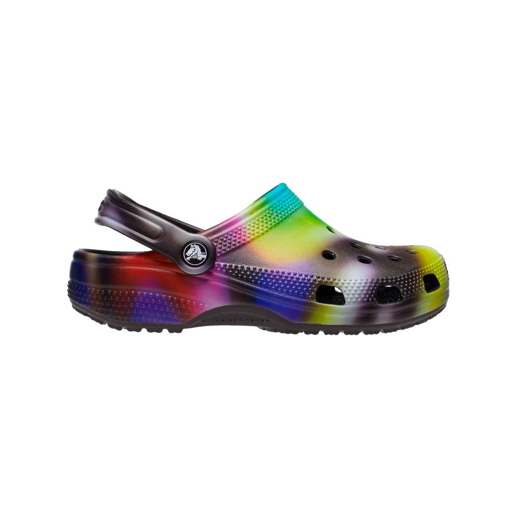 Sandália Crocs Masculina Classic Solarized Clog Preta/Multicolor