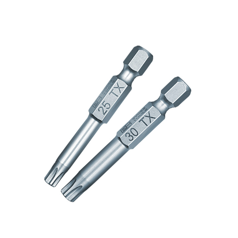 Swiss PB importado hexágono soquete Torx bit importado broca elétrica chave de fenda elétrica estilo estrela bit E6