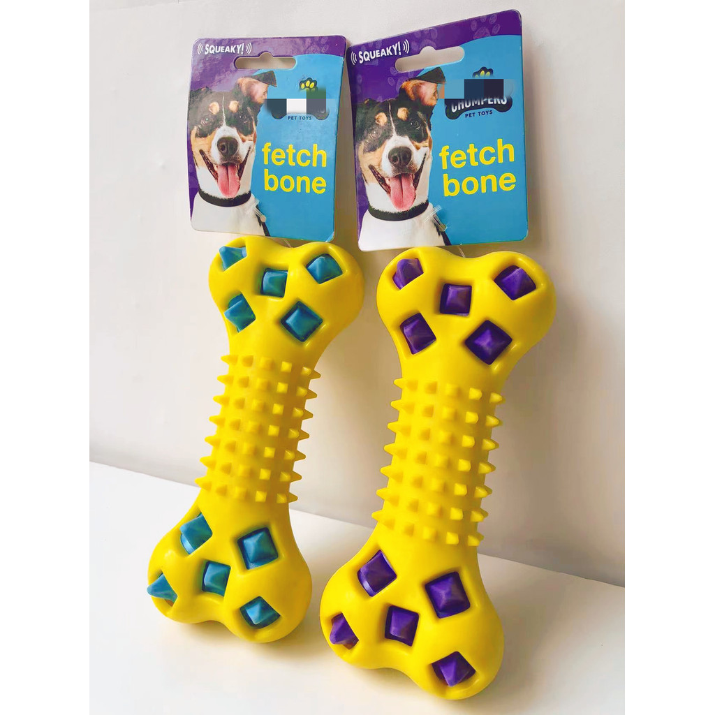 Comércio exterior europeu americano único animal de estimação brinquedos gato cão brinquedos de duas cores espinho ossos