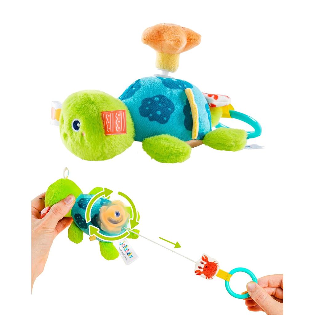 Chocalhos e Brinquedos de Pelúcia Macia Jollybaby para Carrinho de Bebê, Berço, Cadeira de Carro e Ginásio de Atividades