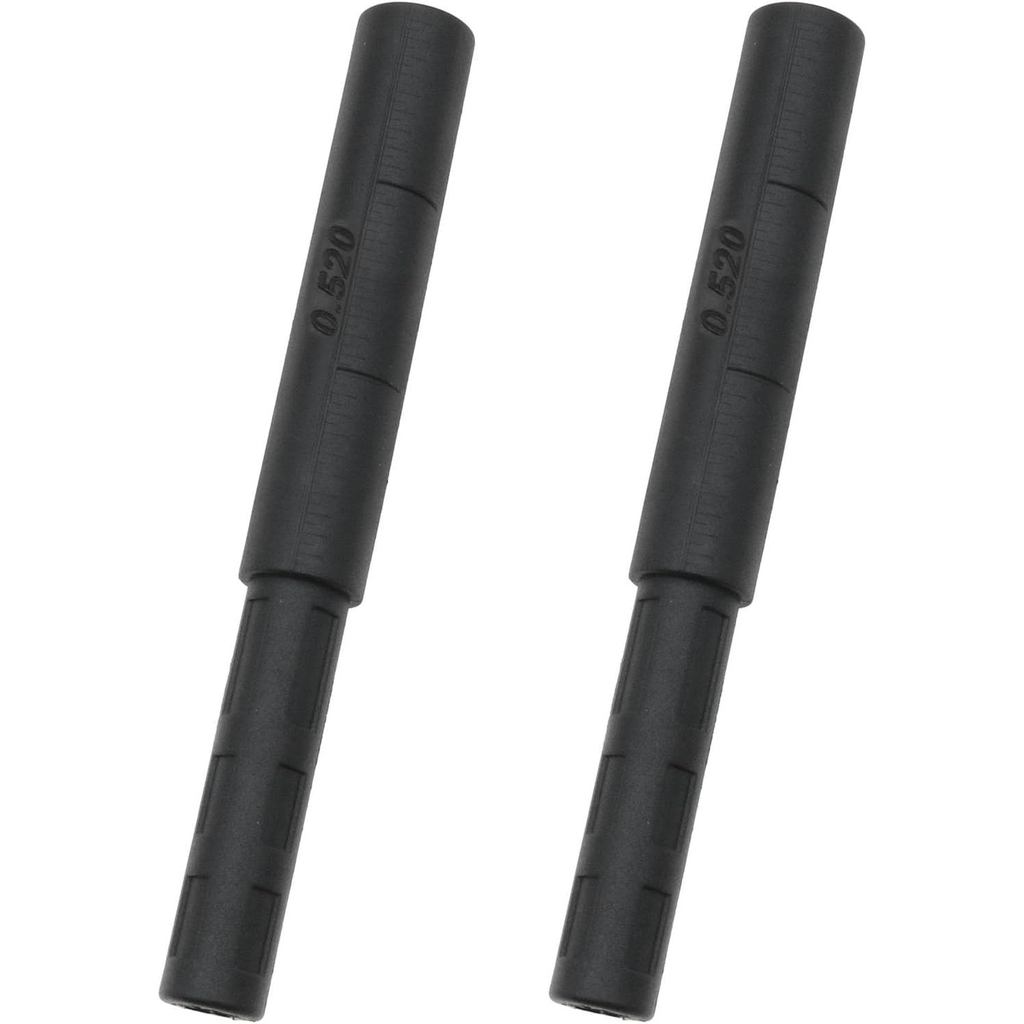 2 Peças de Extensor de Taco de Golfe de 0,52 Polegadas, Extensão de Haste de Grafite para Putter, Iron e Corpo de Taco d