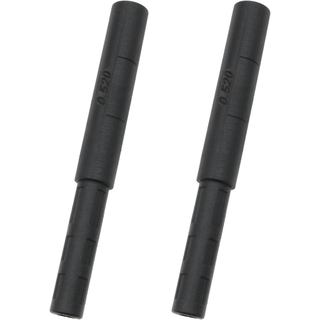 2 Peças de Extensor de Taco de Golfe de 0,52 Polegadas, Extensão de Haste de Grafite para Putter, Iron e Corpo de Taco d
