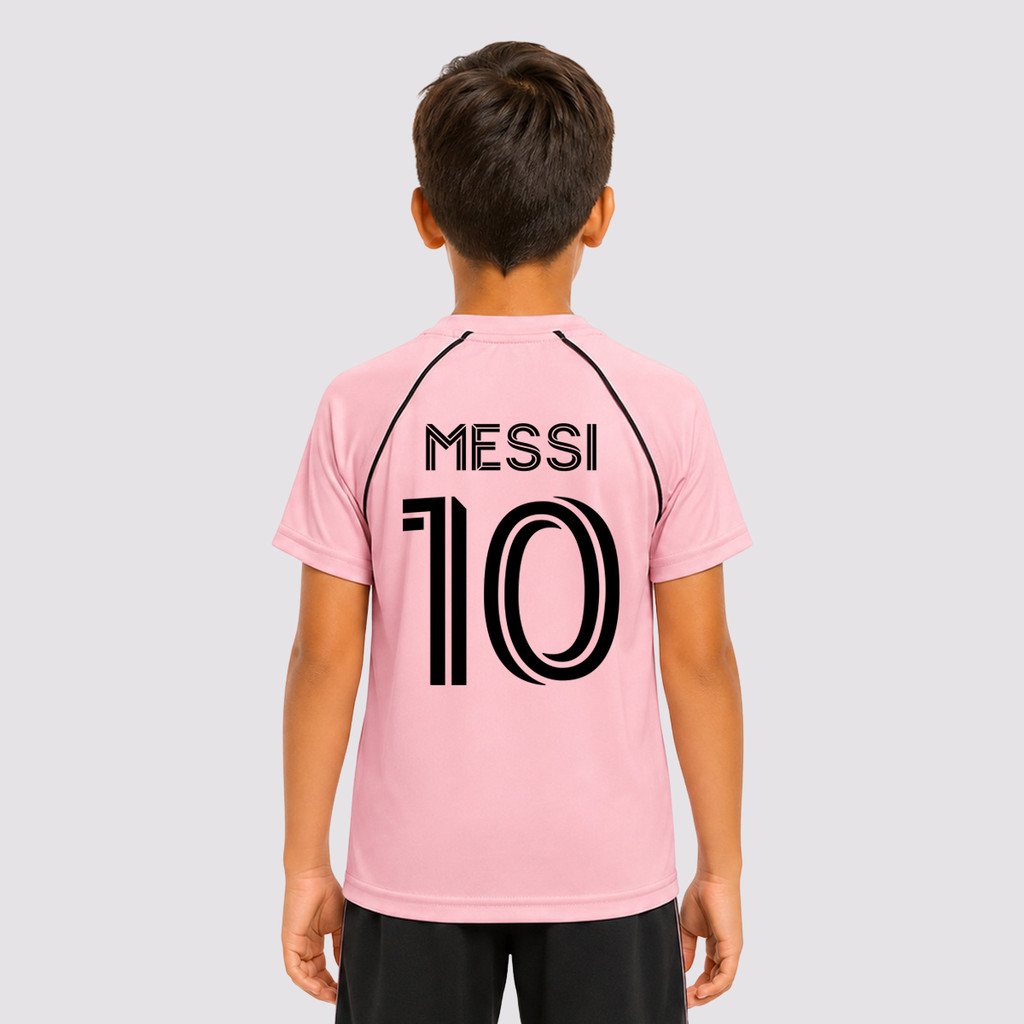 Camisa Inter Miami Dry III Infantil Rosa 10 Messi