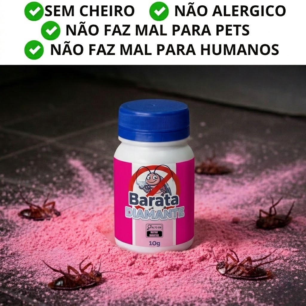 Mata Barata Francesinha  Barata Diamante Revendedor oficial Inseticida Poderoso Original