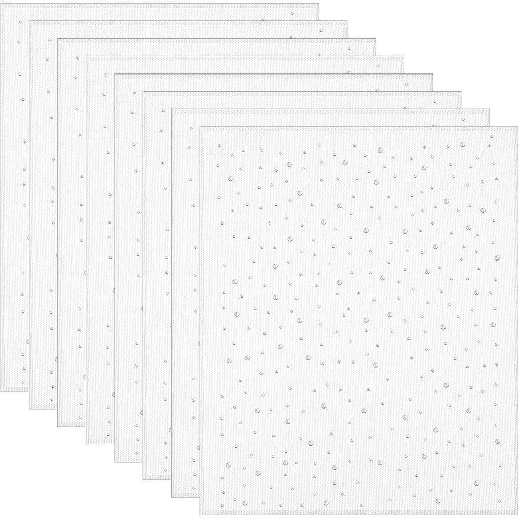 8 Folhas de Transferência de Strass, Folhas de Strass Termocolantes de 2mm e 3.5mm para Prensa Térmica, Strass Termocola