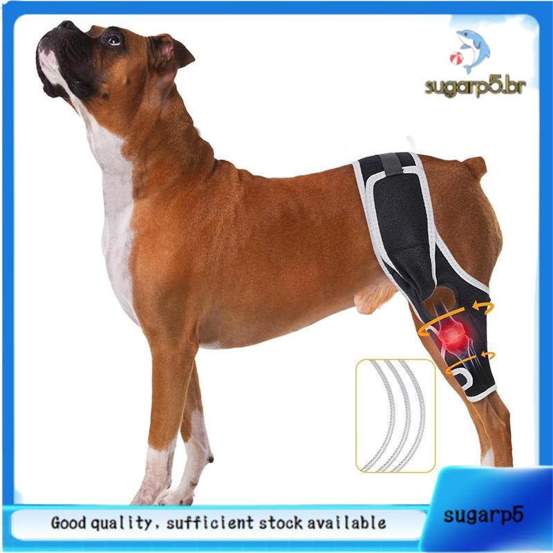 Joelheira Para Cães Lesões Em Acl E Ccl-Suporte Ajustável Com Estabilizadores De Metal-Ajuda Dores Nas Articulações , L