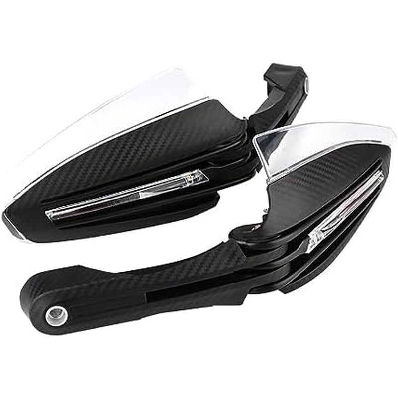 Protetor De Mão LED , 2pcs 7/8 Protetores Para Motocicleta Com Indicador DRL De Giro Adequado Motocicletas Guidão . Visi