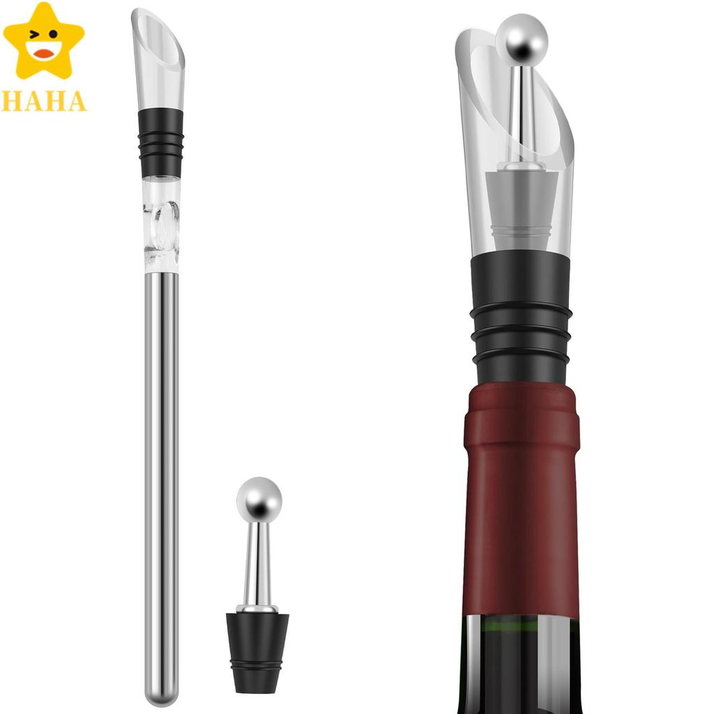 Vara Refrigeradora De Vinho Em Aço Inoxidável , Refrigerador De Garrafa Com Rolha , Aerador Embutido , Haste De Resfriam