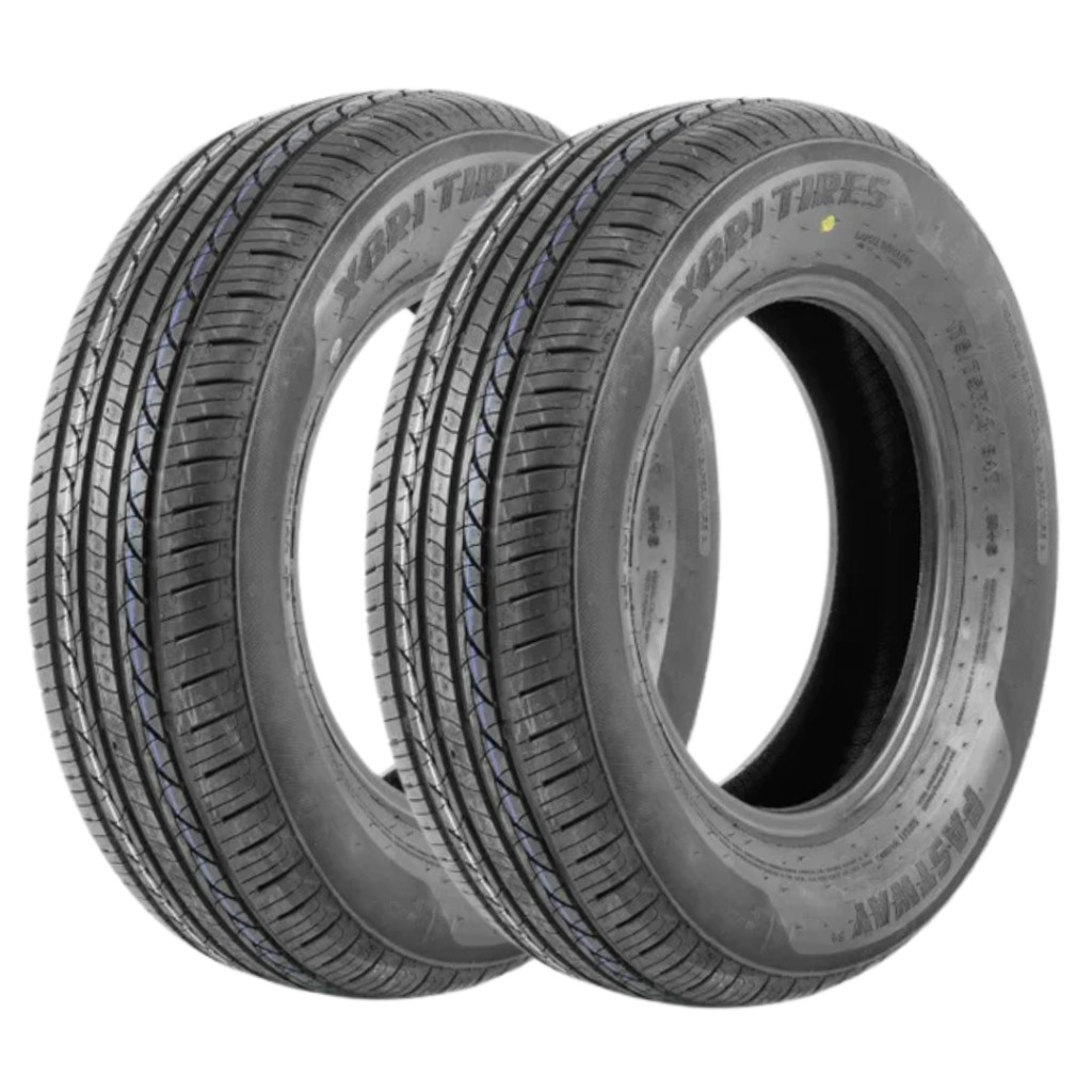 Kit 2 Pneus 175/75 R13 XBRI Fastway F3 84T Novos Aro 13