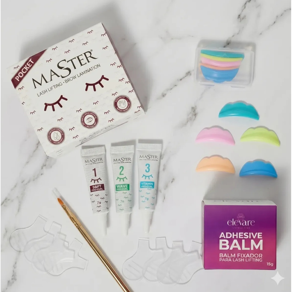 Kit Master Pocket - Lash Lifting e Brown Lamination + Balm 15g