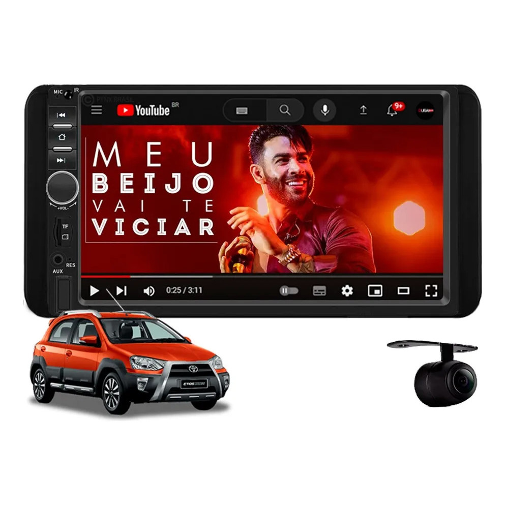 Central Multimídia Toyota Etios Cross 2014 À 2019