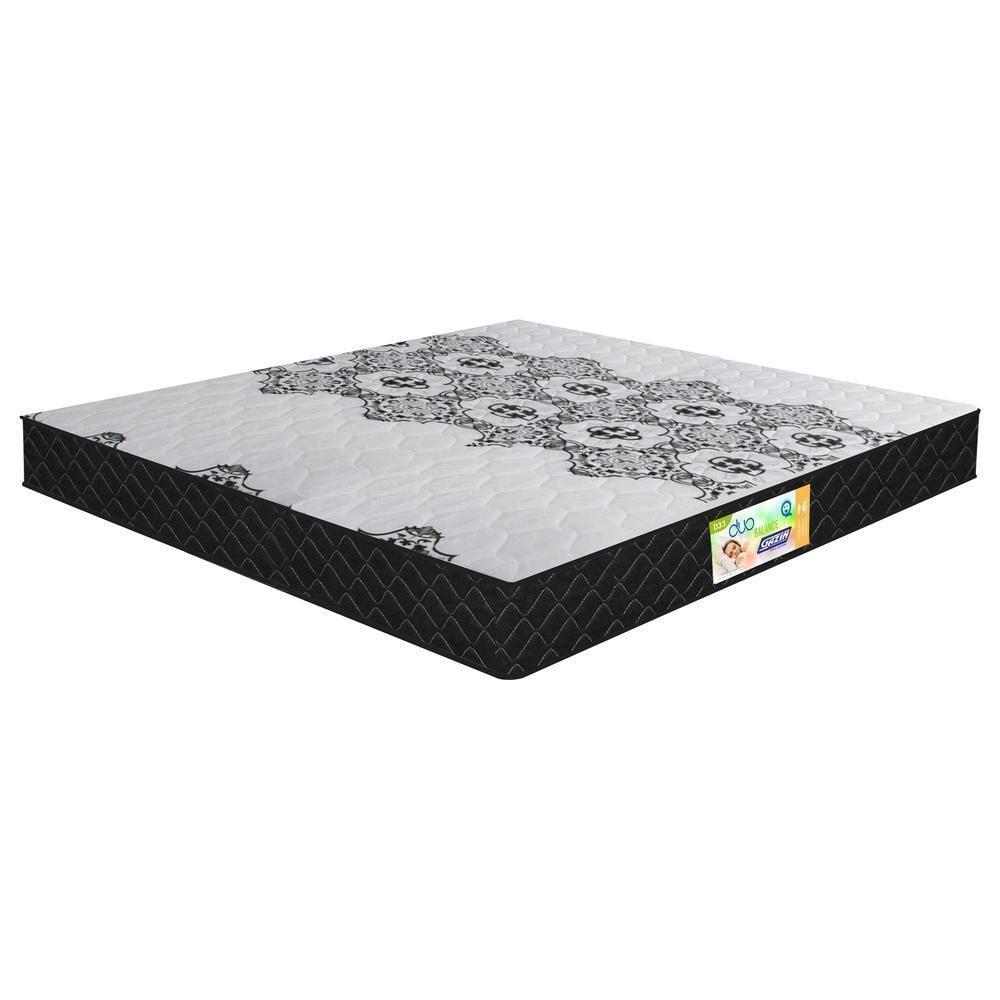Colchão Queen Espuma CR403C D33 Preto-Branco Gazin