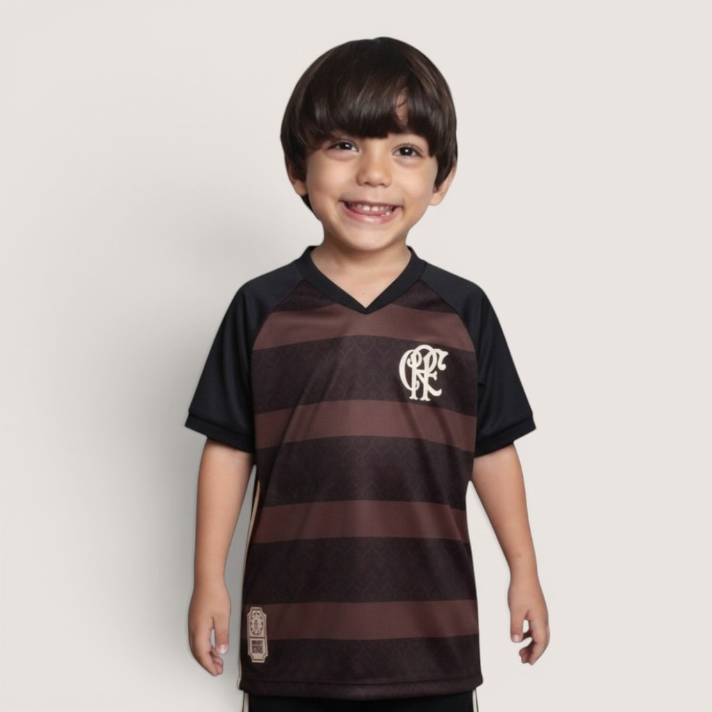 Camisa do Flamengo Infantil Oficial Diamante  Braziline