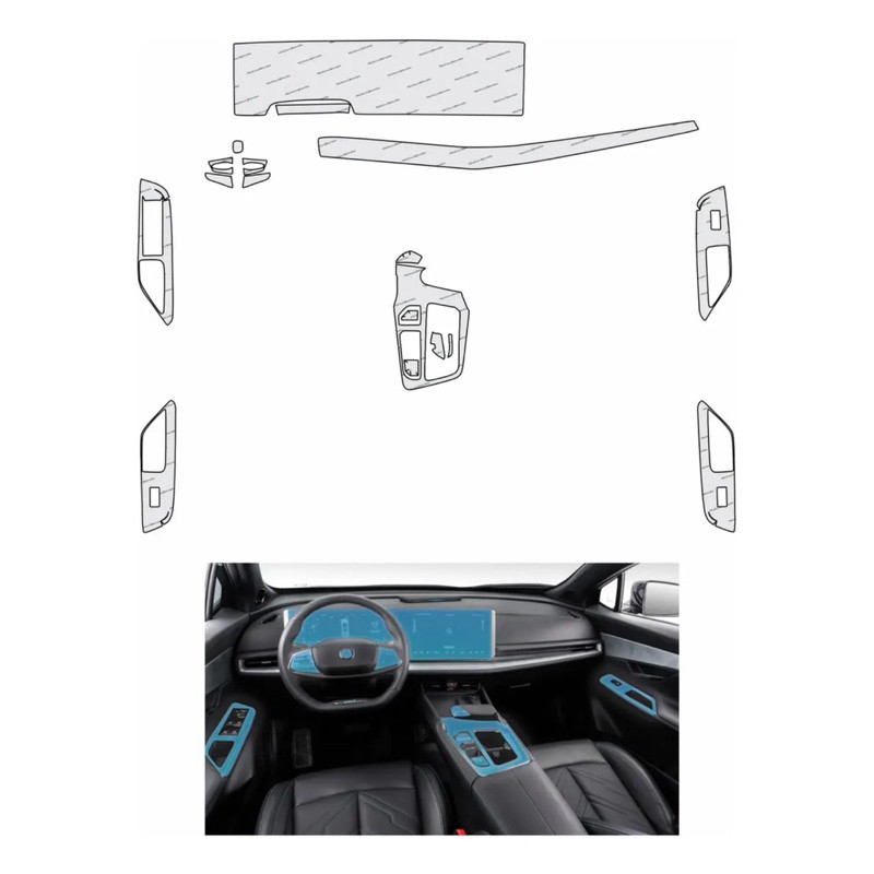 Película Proteção Kit Ppf Interno Caoa Changan Uni-t