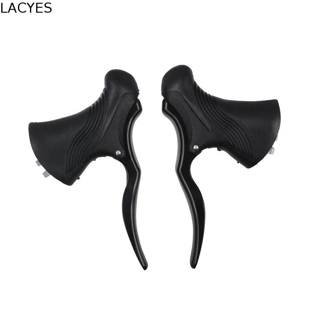 LACYES Alça De Freio De Bicicleta Leve Peças Dianteira E Traseira Antiderrapante Mountain Bike Engrenagem Fixa Barra De