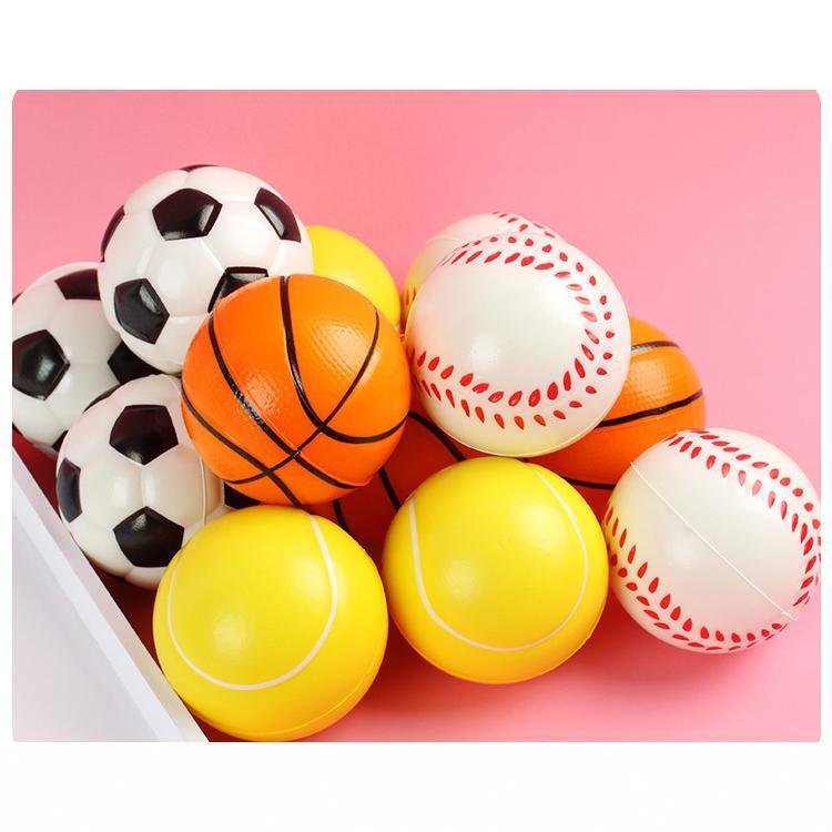 Brinquedos infantis jardim de infância Mini futebol macio sólido elástico raquete basquete futebol tênis esponja bola do