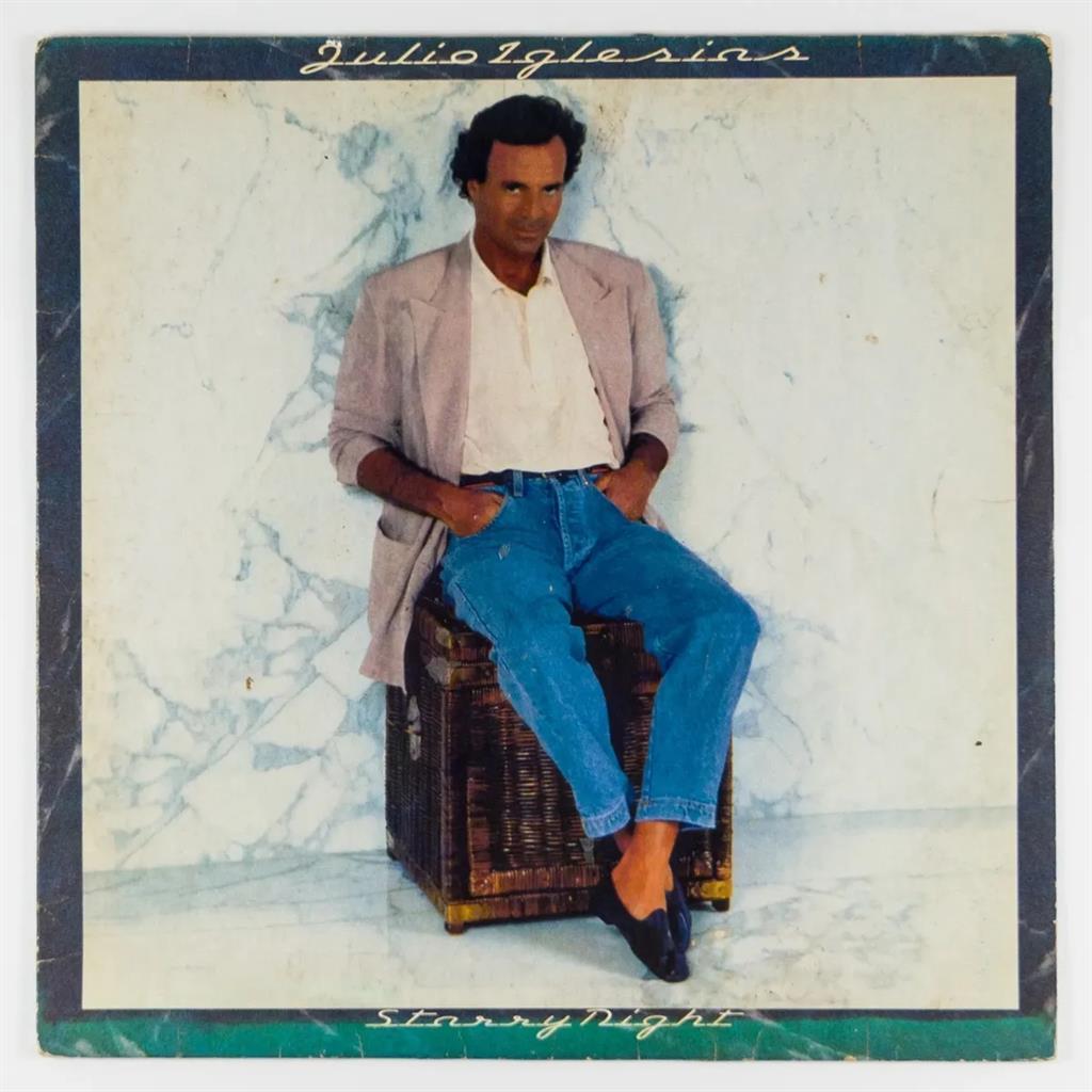 LP DISCO VINIL JULIO IGLESIAS STARRY NIGHT- USADO autor JULIO IGLESIAS