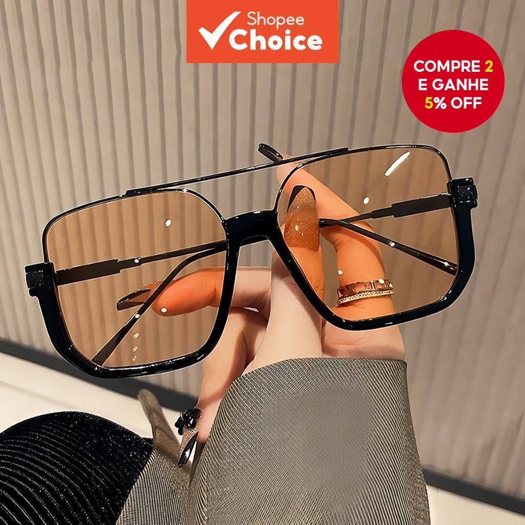 Óculos Armações Ópticas Personalizadas Resina De Metal Transparente Anti Luz Azul Proteção UV Unissex Uso Diário