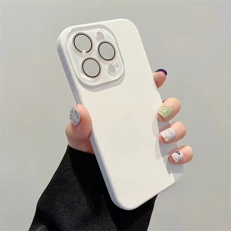 Capinha para iPhone Capinha importada para iPhone Capinha silicone líquido Janela pequena líquida adequada para Apple 15