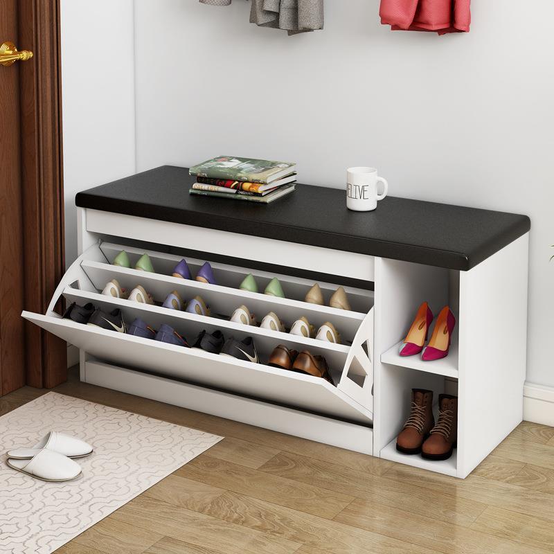Banqueta para troca de sapato, porta doméstica com posição de bota, armário de sapatos, pode sentar na casa, Rack de sap