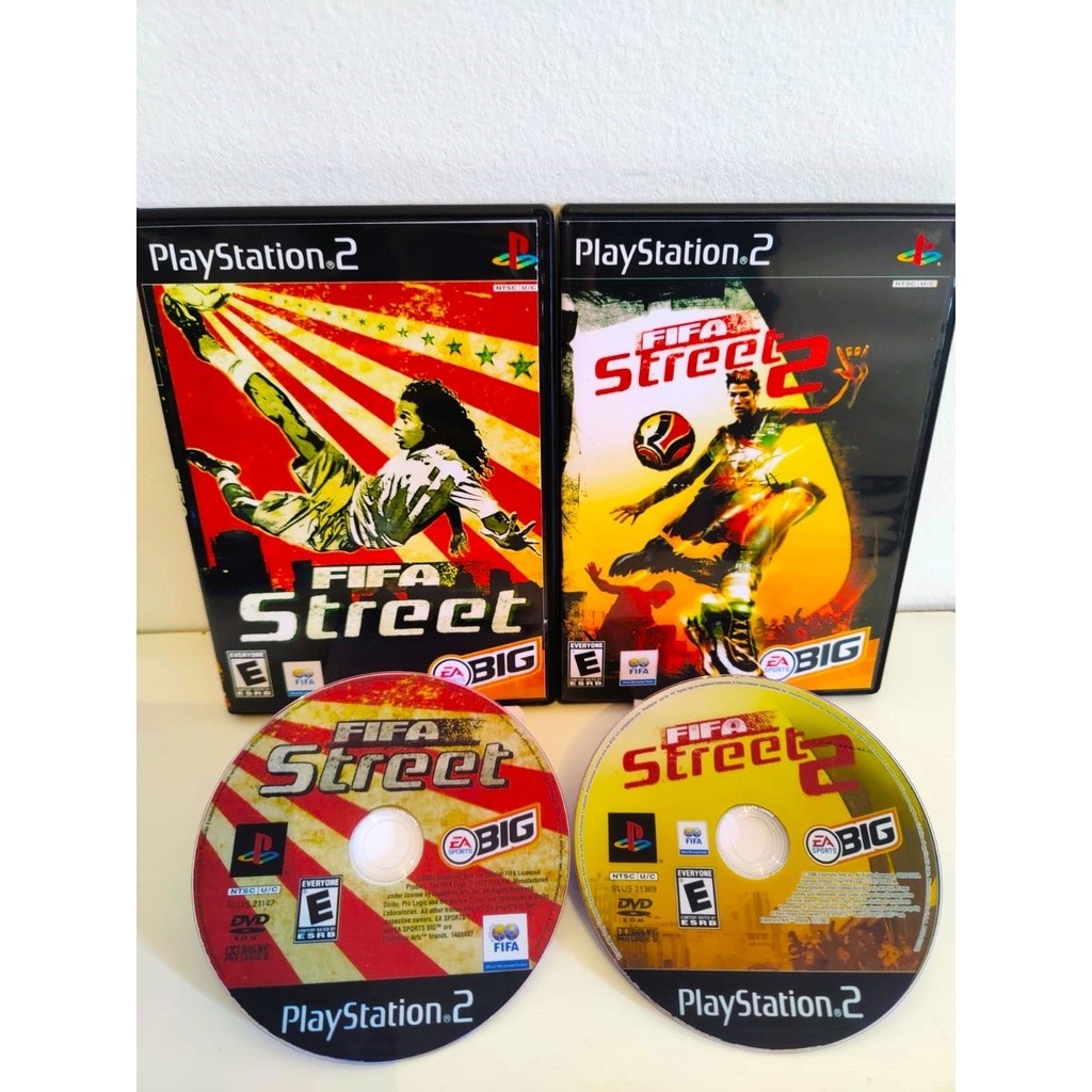 COLEÇÃO FIFA STREET 1 E 2 - PS2