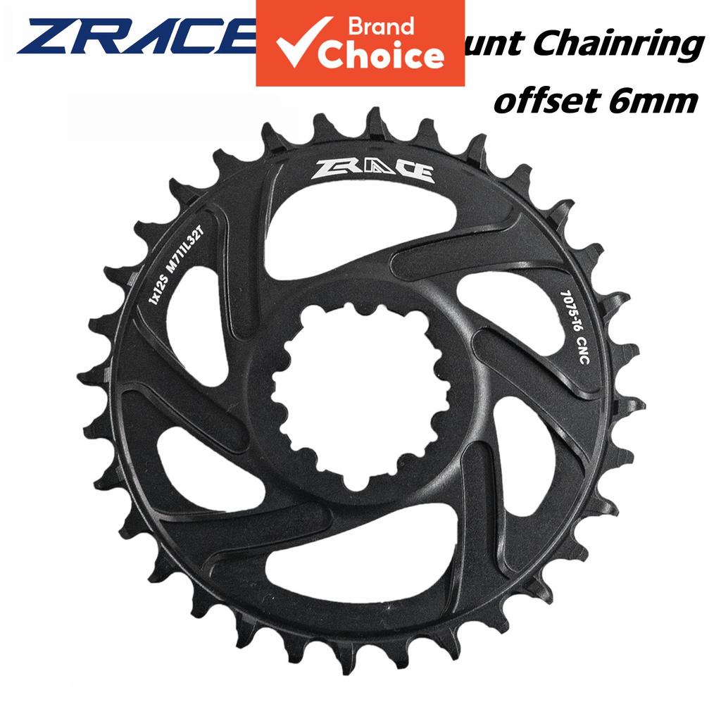 ZRACE Offset 6mm coroas de bicicleta Direct Mount 1 x 12s, 28/30/32/34/36T 7075AL, para pedivela Direct Mount de 3