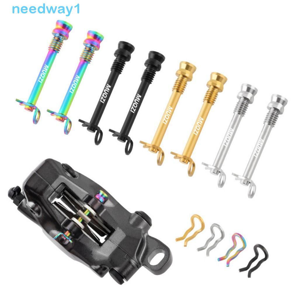 Parafusos De Pastilha De Freio A Disco NEEDWAY , Clipes De Mola De Pinos M4 * 26mm Freios De Bicicleta , Titânio