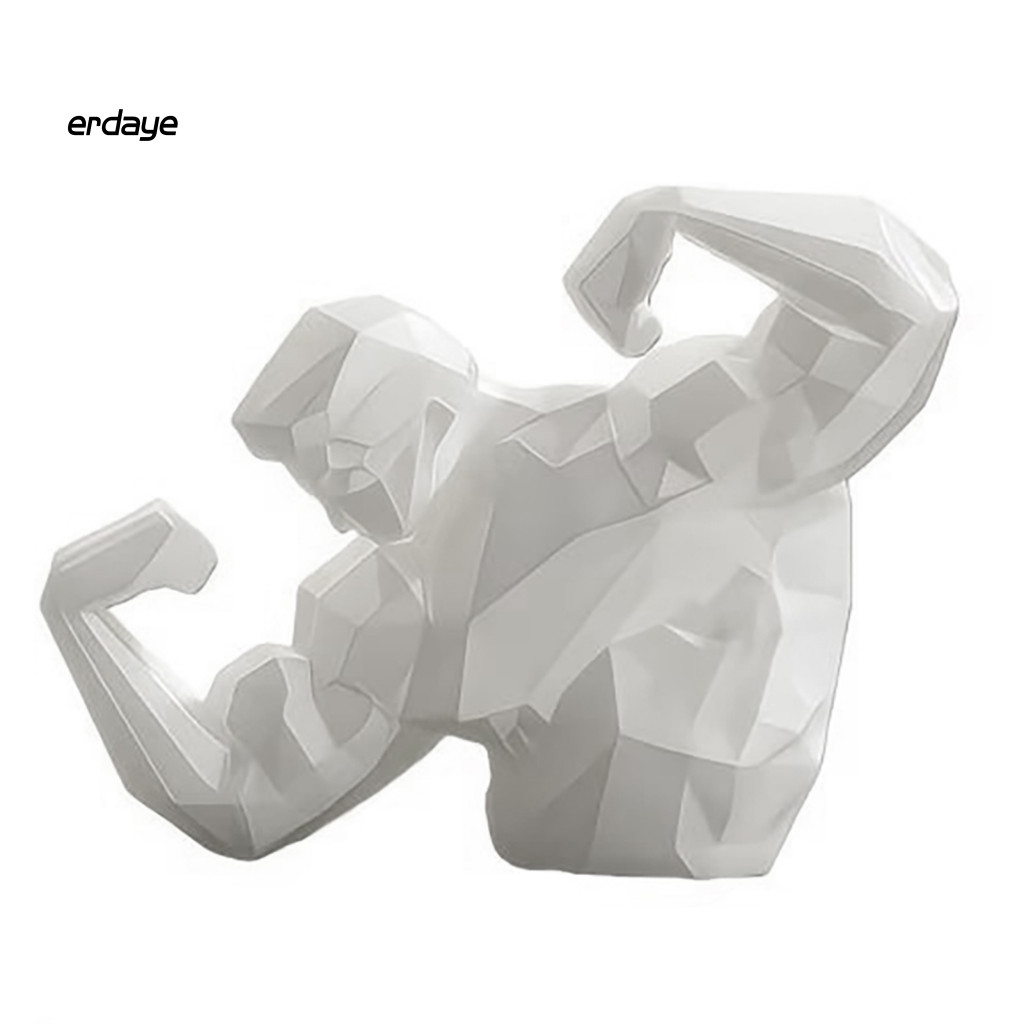 Muscular Man Bodybuilder Statue 3d Printed Upper Body Male Figure Gym Muscle Figurine Fitness Gift for Men Southeast Asi