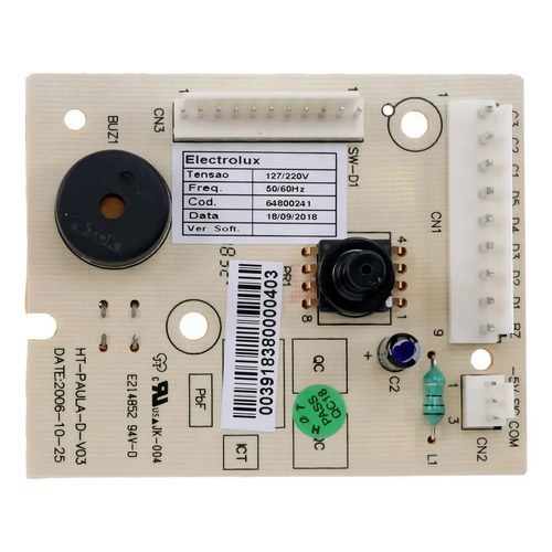 Placa Indicação Nível Água Electrolux Ew12phyw 127/220v ( Usado )